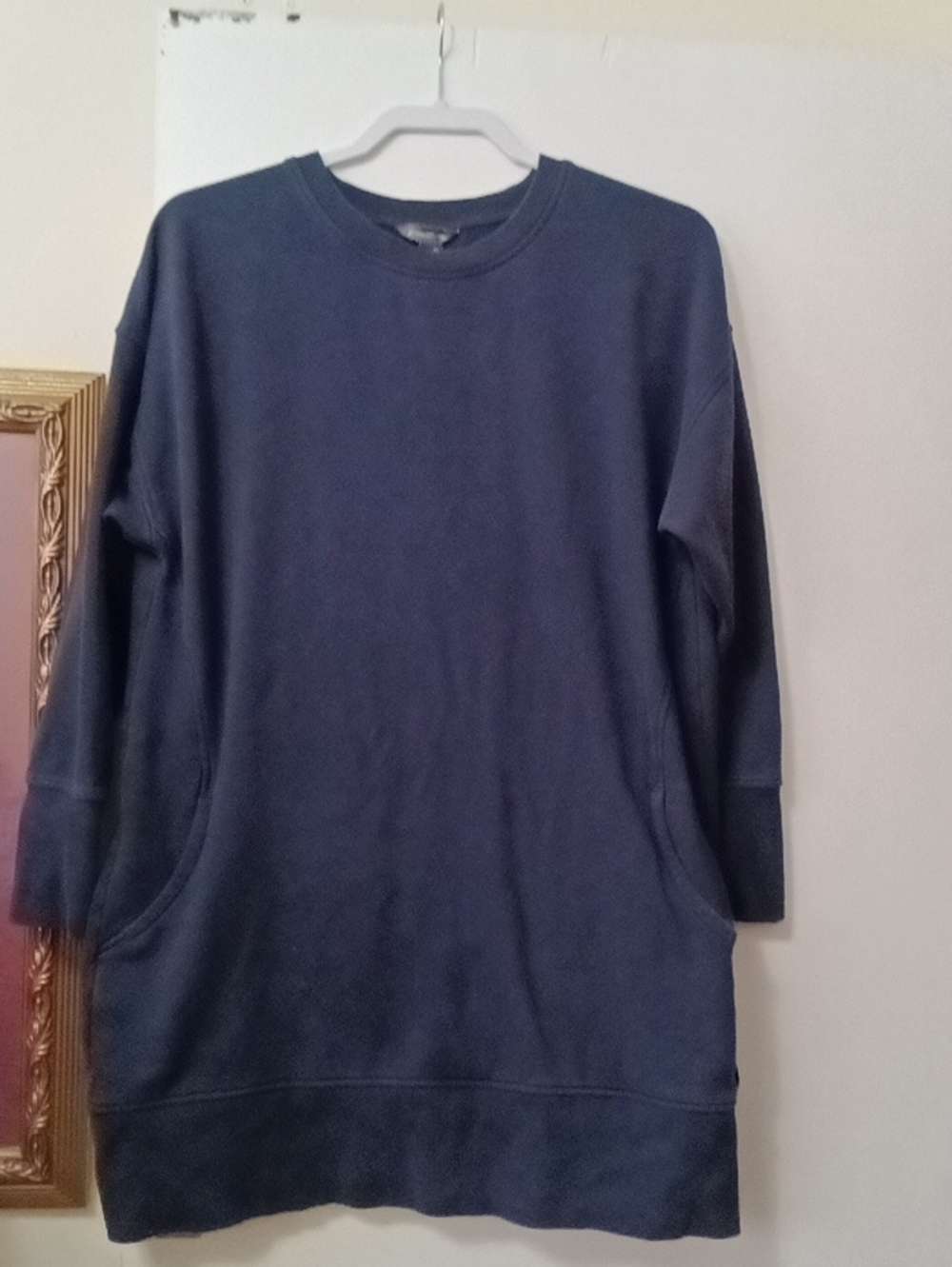 Women's EDDIE BAUER Navy Crewneck Sweater Dress